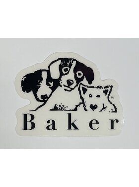 Baker Baker Time Bomb Sticker | Black/White B9