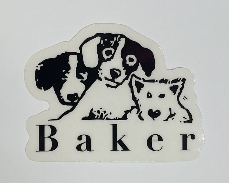 Baker Baker Time Bomb Sticker | Black/White B9