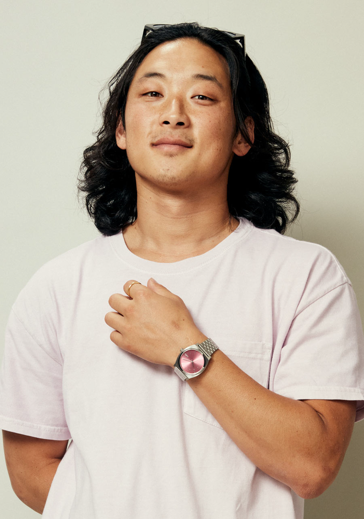 Nixon Nixon Time Teller | Silver/Pink