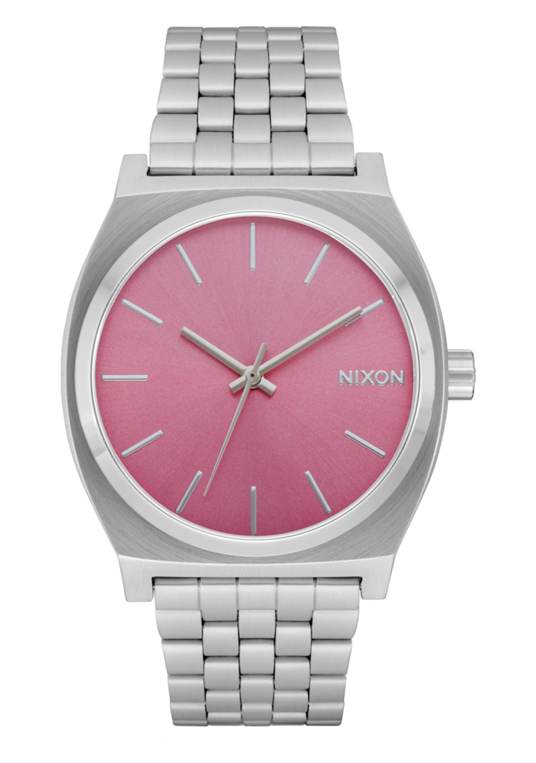 Nixon Nixon Time Teller | Silver/Pink