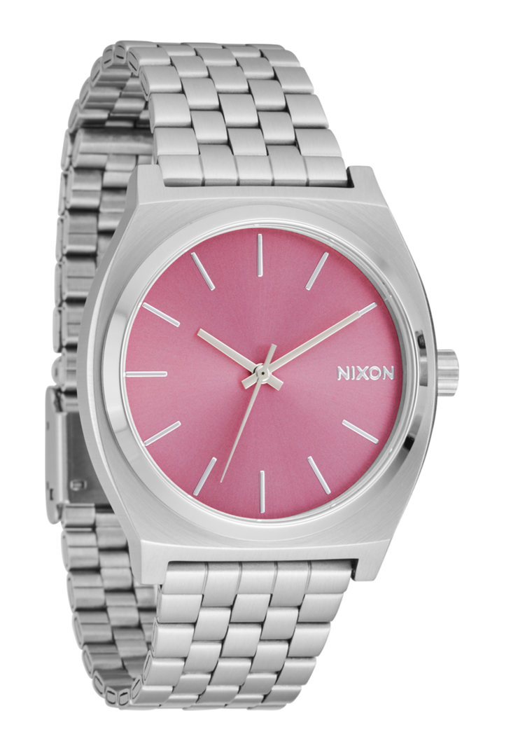 Nixon Nixon Time Teller | Silver/Pink