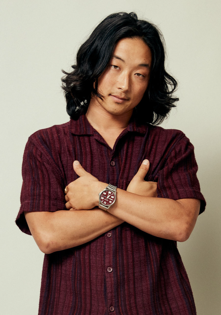 Nixon Nixon Sentry Stainless Steel | Silver/Cranberry