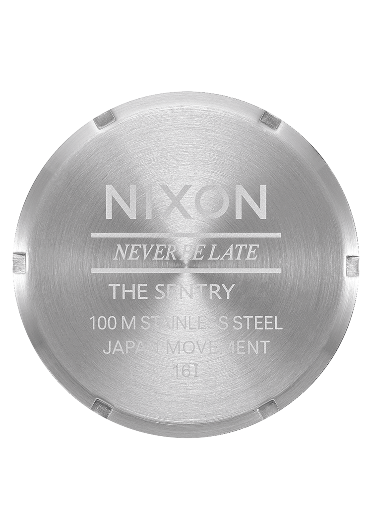 Nixon Nixon Sentry Stainless Steel | Silver/Cranberry
