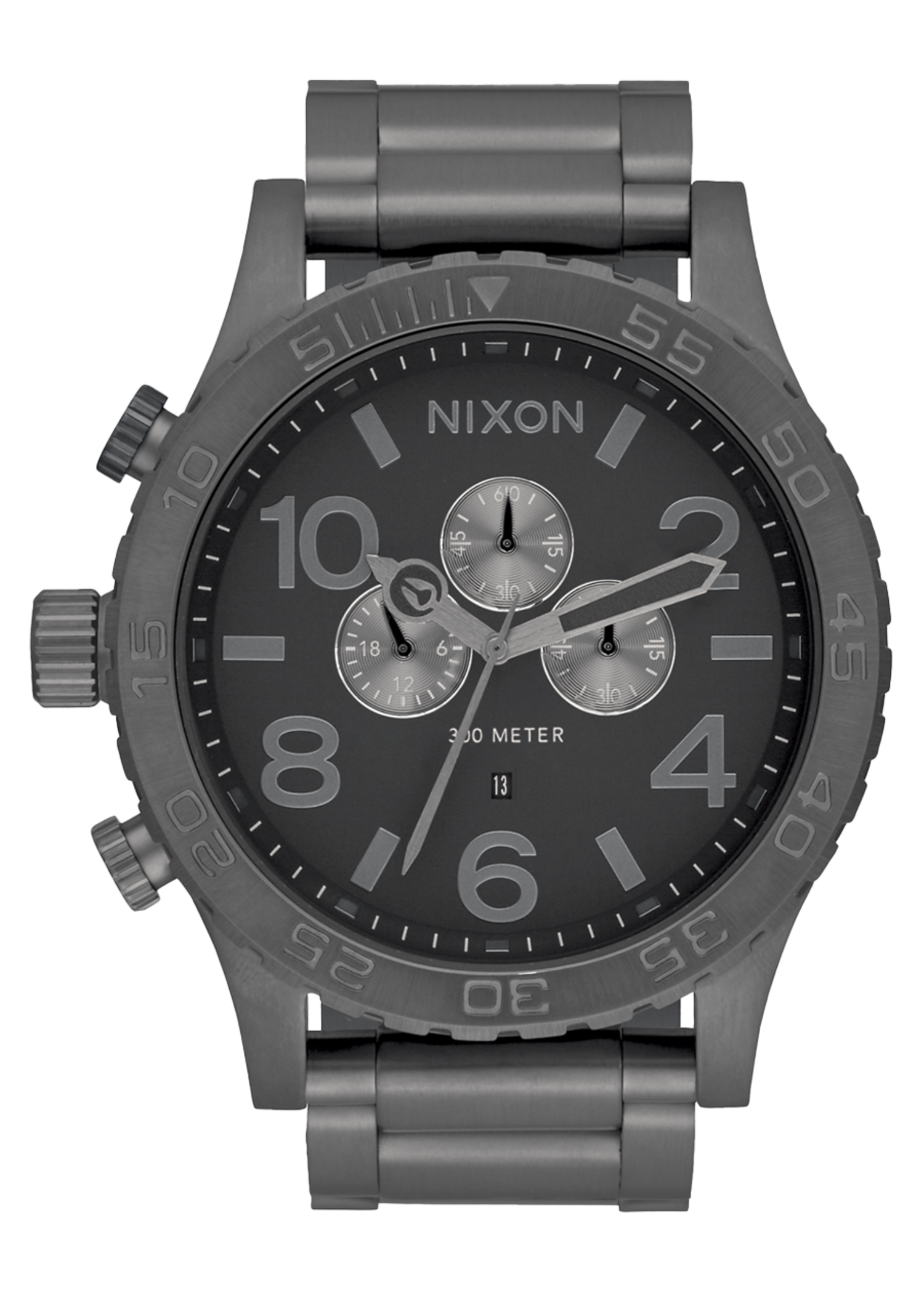 Nixon 51 30 Chrono All Gunmetal S3 Boardshop