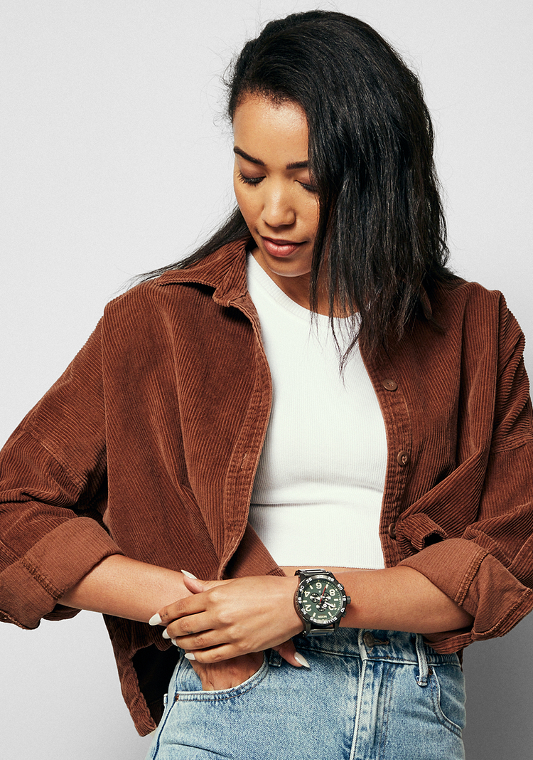 Nixon Nixon 51-30 Chrono | Light Gunmetal/Dark Forest