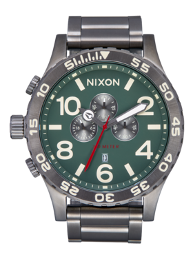 Nixon Nixon 51-30 Chrono | Light Gunmetal/Dark Forest