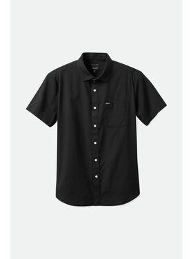 Brixton Brixton Charter Oxford S/S Woven (Mens) | Black