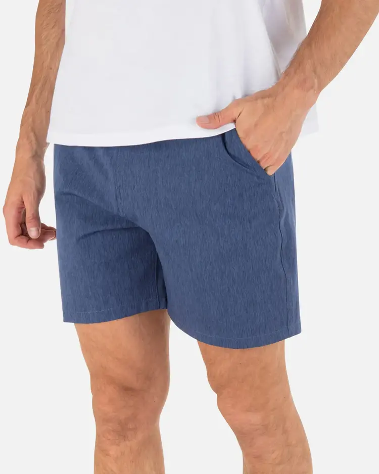 Hurley Hurley Mens Phantom Heather Walkshort 18' | Obsidian