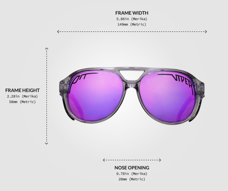 Pit Viper Pit Viper The Exciters Smoke Show | Polarized Z87+ Purple