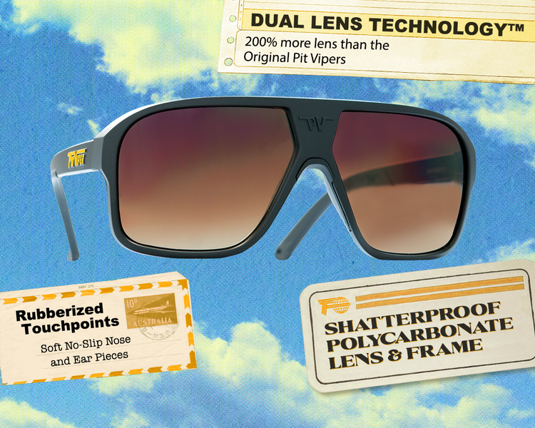 Pit Viper Pit Viper The Flight Optics Exec | Brown Fade