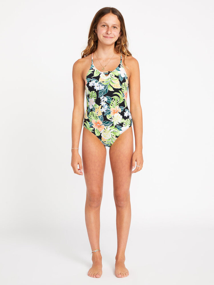 Volcom Volcom Sunny Beach 1Pc (Youth) | Black