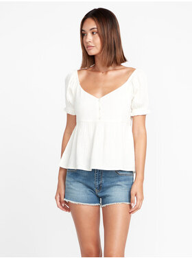 Volcom Volcom A Full Out Top (Womens) | Star White