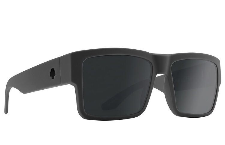 Spy Spy Cyrus Soft Matte Dark Gray | Happy Gray Green Polar w/ Black Spectra Mirror