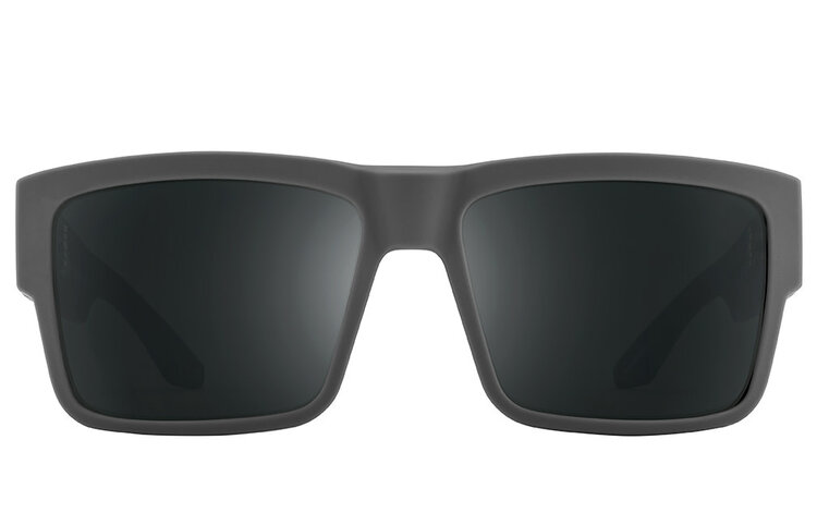 Spy Spy Cyrus Soft Matte Dark Gray | Happy Gray Green Polar w/ Black Spectra Mirror