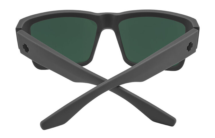 Spy Spy Cyrus Soft Matte Dark Gray | Happy Gray Green Polar w/ Black Spectra Mirror