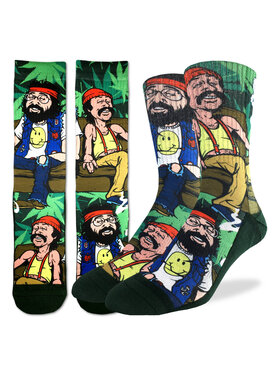 Good Luck Socks Good Luck Sock Cheech & Chong On Couch Socks (Mens) | 8-13