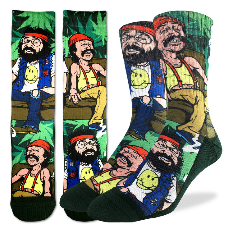 Good Luck Socks Good Luck Sock Cheech & Chong On Couch Socks (Mens) | 8-13