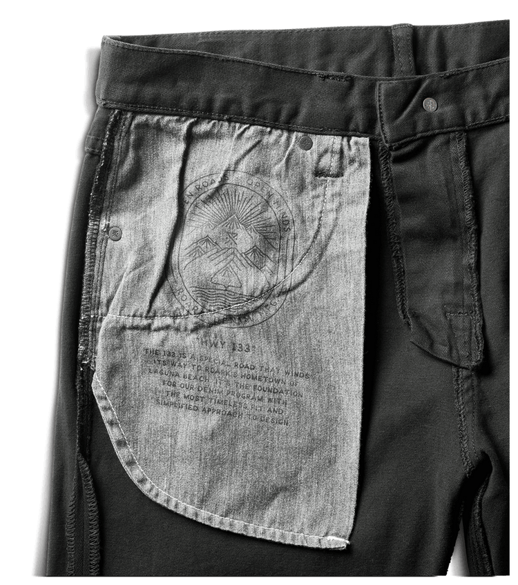 Roark Roark Hwy 133 5-Pkt Twill Pant (Mens) | Black 2