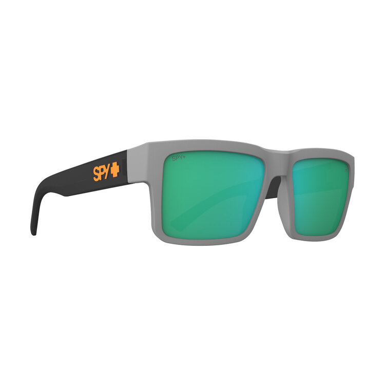 Spy Spy Montana Matte Gray Translucent Black | Happy Bronze Light Green Mirrior