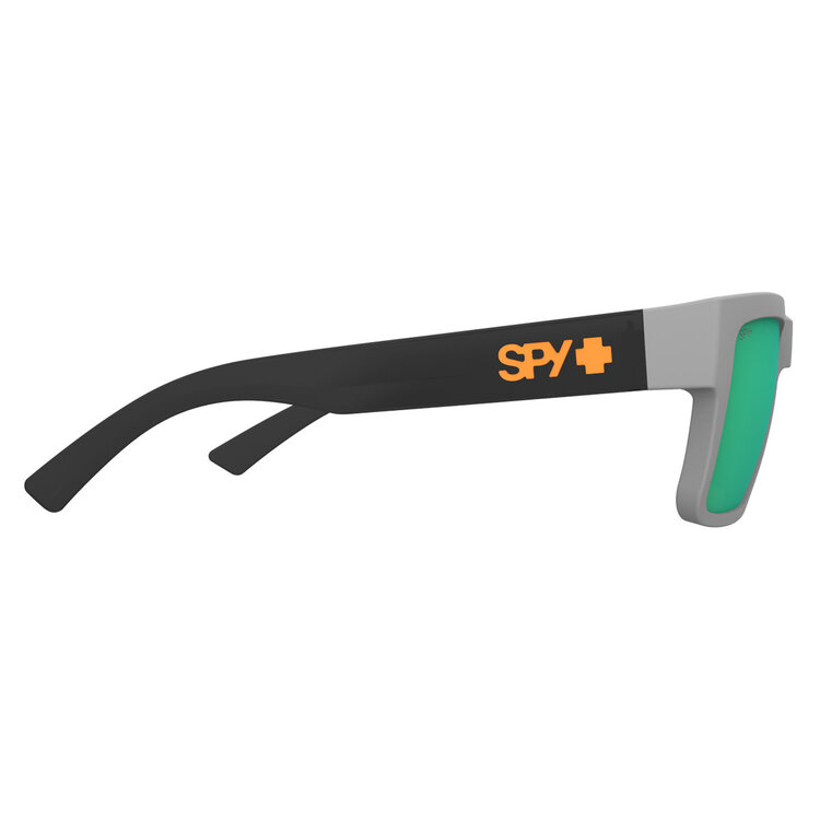 Spy Spy Montana Matte Gray Translucent Black | Happy Bronze Light Green Mirrior