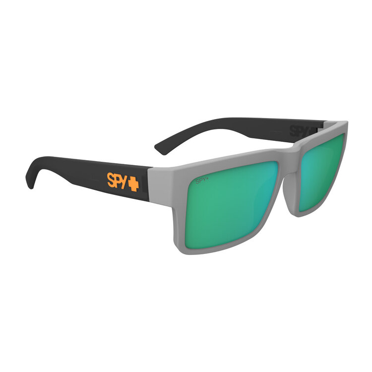 Spy Spy Montana Matte Gray Translucent Black | Happy Bronze Light Green Mirrior