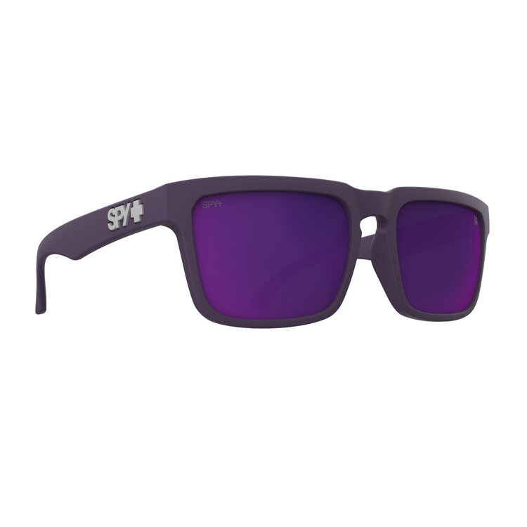 Spy Spy Helm Matte Plum | Happy Gray Green Dark Purple Mirror