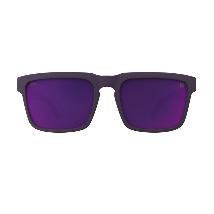 Spy Spy Helm Matte Plum | Happy Gray Green Dark Purple Mirror
