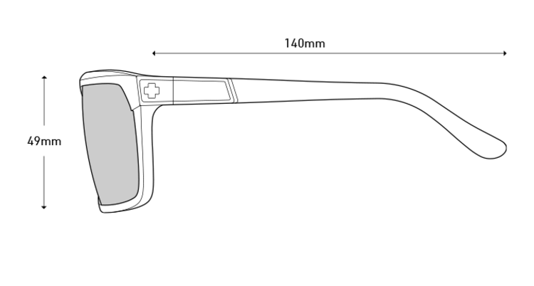 Spy Spy Flynn Translucent Gunmetal | Happy Gray Gunmetal Mirror