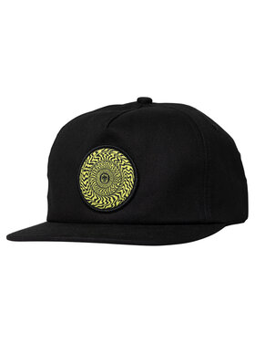 Spitfire Spitfire Swirled Classic Patch Snapback | Black/Yellow