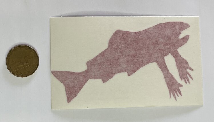 Salmon Arms Salmon Arms Sticker | Die-Cut | Red