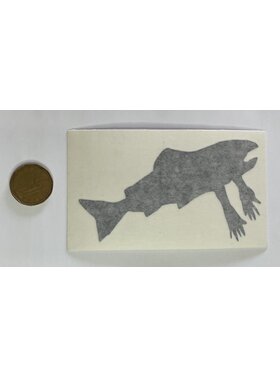 Salmon Arms Salmon Arms Sticker | Die-Cut | Black