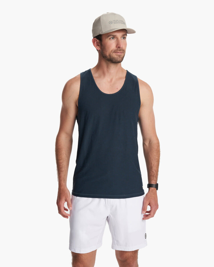 Vuori Vuori Strato Tech Tank (Mens) | Navy Heather