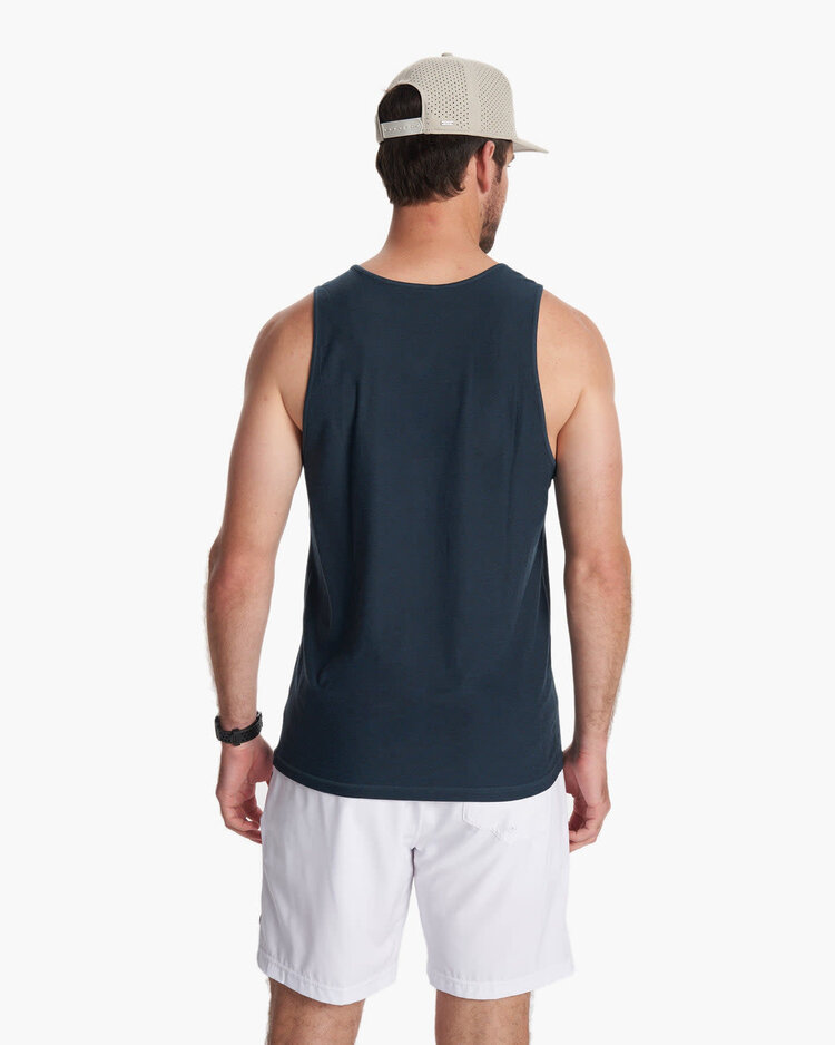 Vuori Vuori Strato Tech Tank (Mens) | Navy Heather