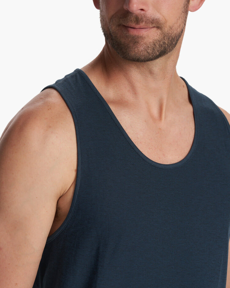 Vuori Vuori Strato Tech Tank (Mens) | Navy Heather