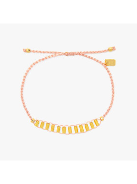 Pura Vida Pura Vida Dainty Fidget Bead Charm Bracelet | Gold