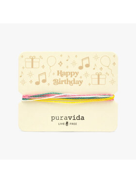 Pura Vida Pura Vida Gifting Original Bracelet | Happy Birthday