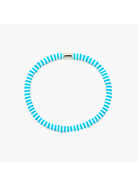 Pura Vida Pura Vida Seascape Vinyl Disc Stretch Bracelet | Canal Blues