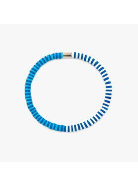 Pura Vida Pura Vida Seascape Vinyl Disc Stretch Bracelet | Cornflower