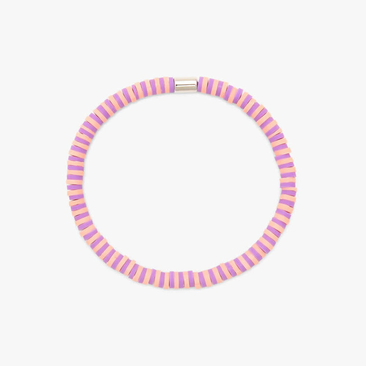 Pura Vida Pura Vida Seascape Vinyl Disc Stretch Bracelet | Violet Sunrise