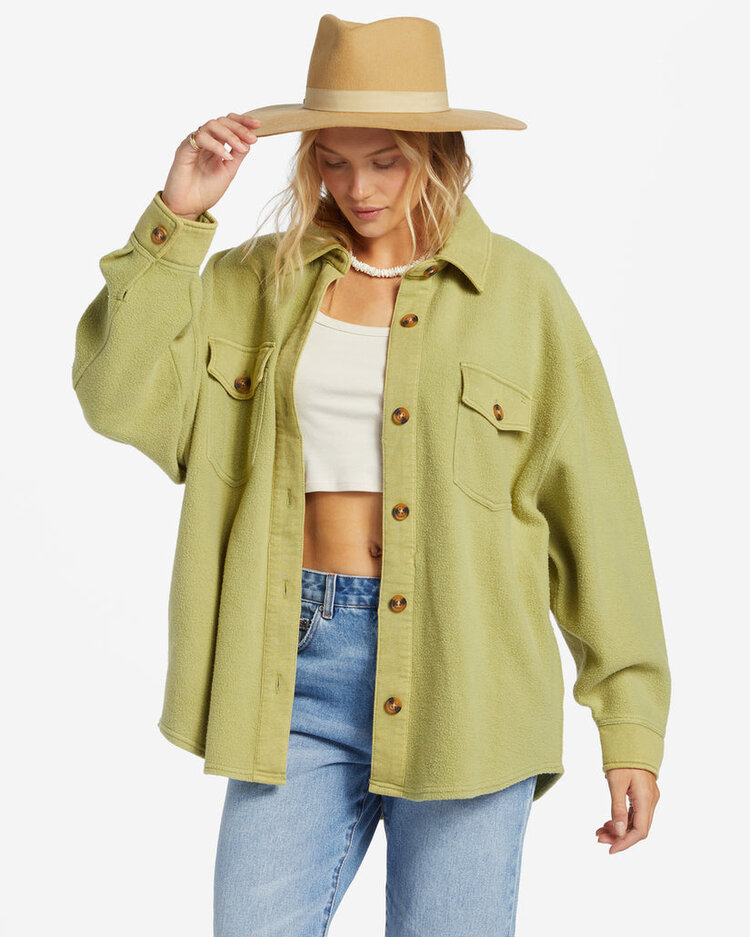 Billabong Billabong Any Time Shacket (Womens) | Avocado