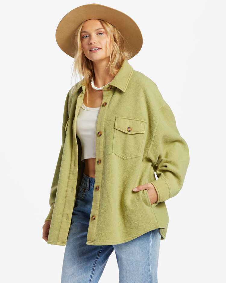 Billabong Billabong Any Time Shacket (Womens) | Avocado