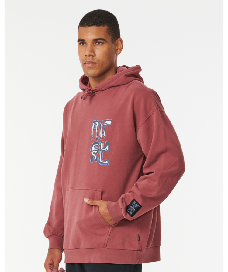 Rip Curl Rip Curl Archive Solid Rock Hood (Mens) | Apple Butter
