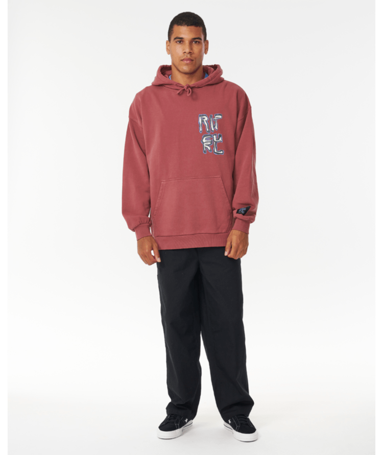 Rip Curl Rip Curl Archive Solid Rock Hood (Mens) | Apple Butter