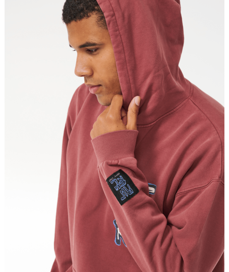 Rip Curl Rip Curl Archive Solid Rock Hood (Mens) | Apple Butter