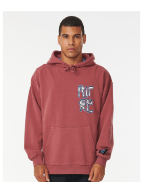 Rip Curl Rip Curl Archive Solid Rock Hood (Mens) | Apple Butter