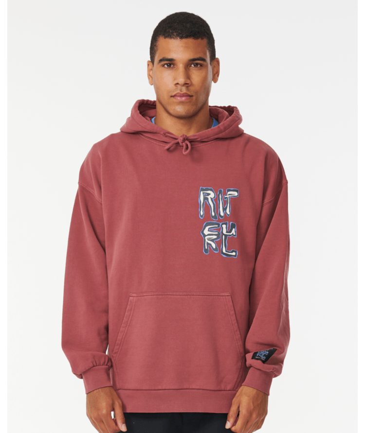 Rip Curl Rip Curl Archive Solid Rock Hood (Mens) | Apple Butter