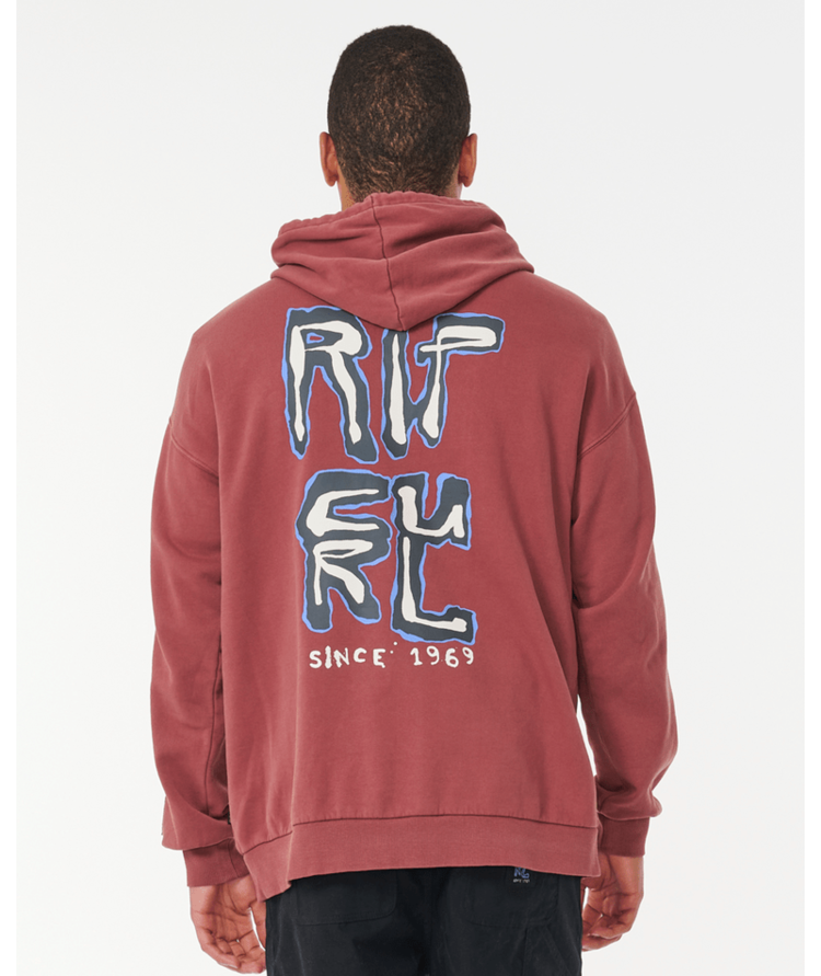 Rip Curl Rip Curl Archive Solid Rock Hood (Mens) | Apple Butter