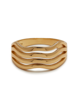 Pura Vida Pura Vida Wavy Ring | Gold