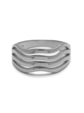 Pura Vida Pura Vida Wavy Ring | Silver
