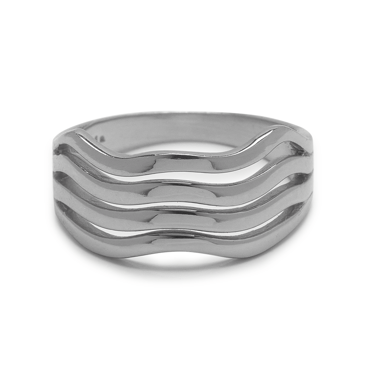 Pura Vida Pura Vida Wavy Ring | Silver